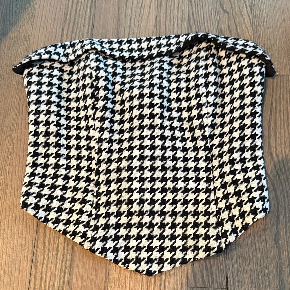 Black and White Corset  Top